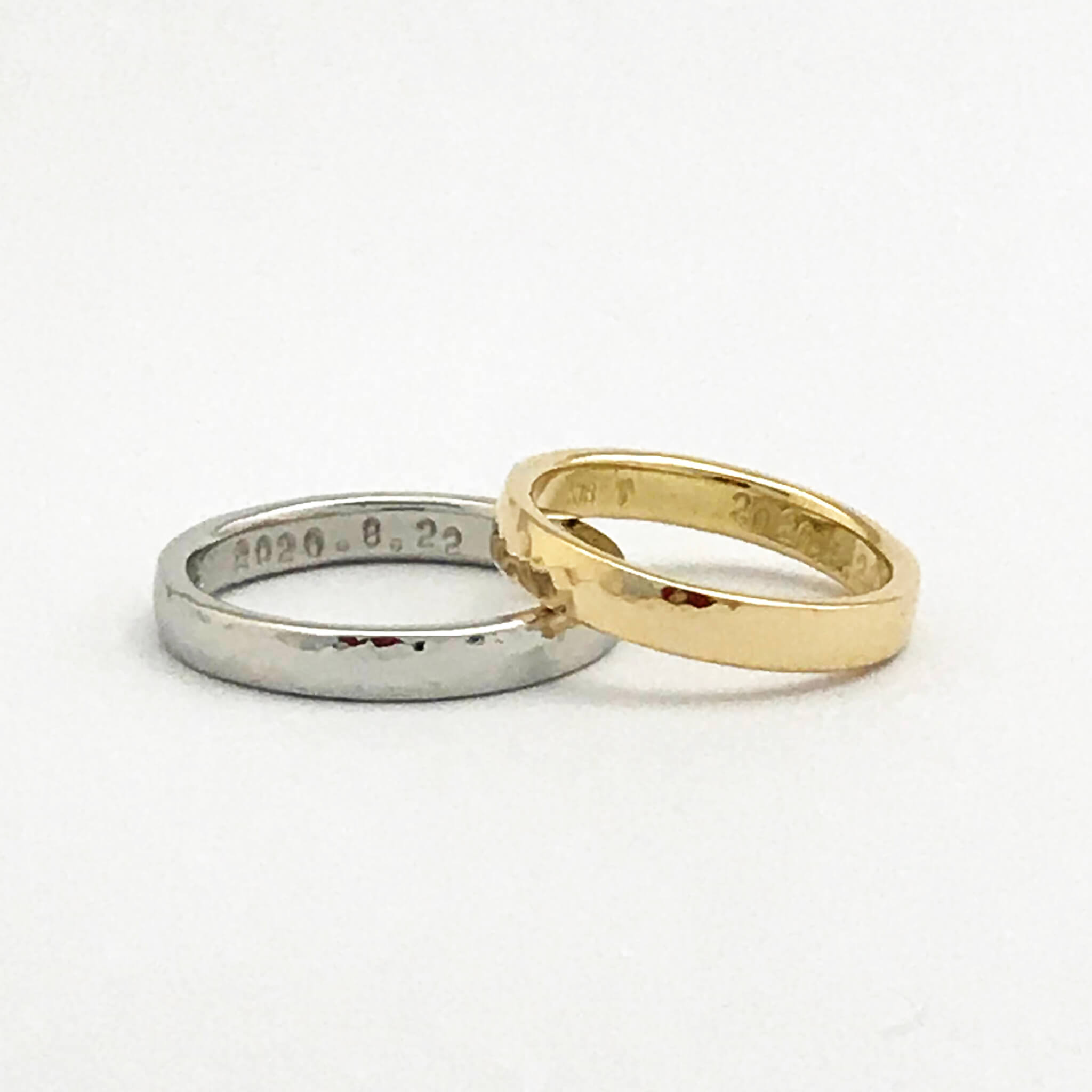 Customer Review: Handmade Wedding Bands—Hammered Texture