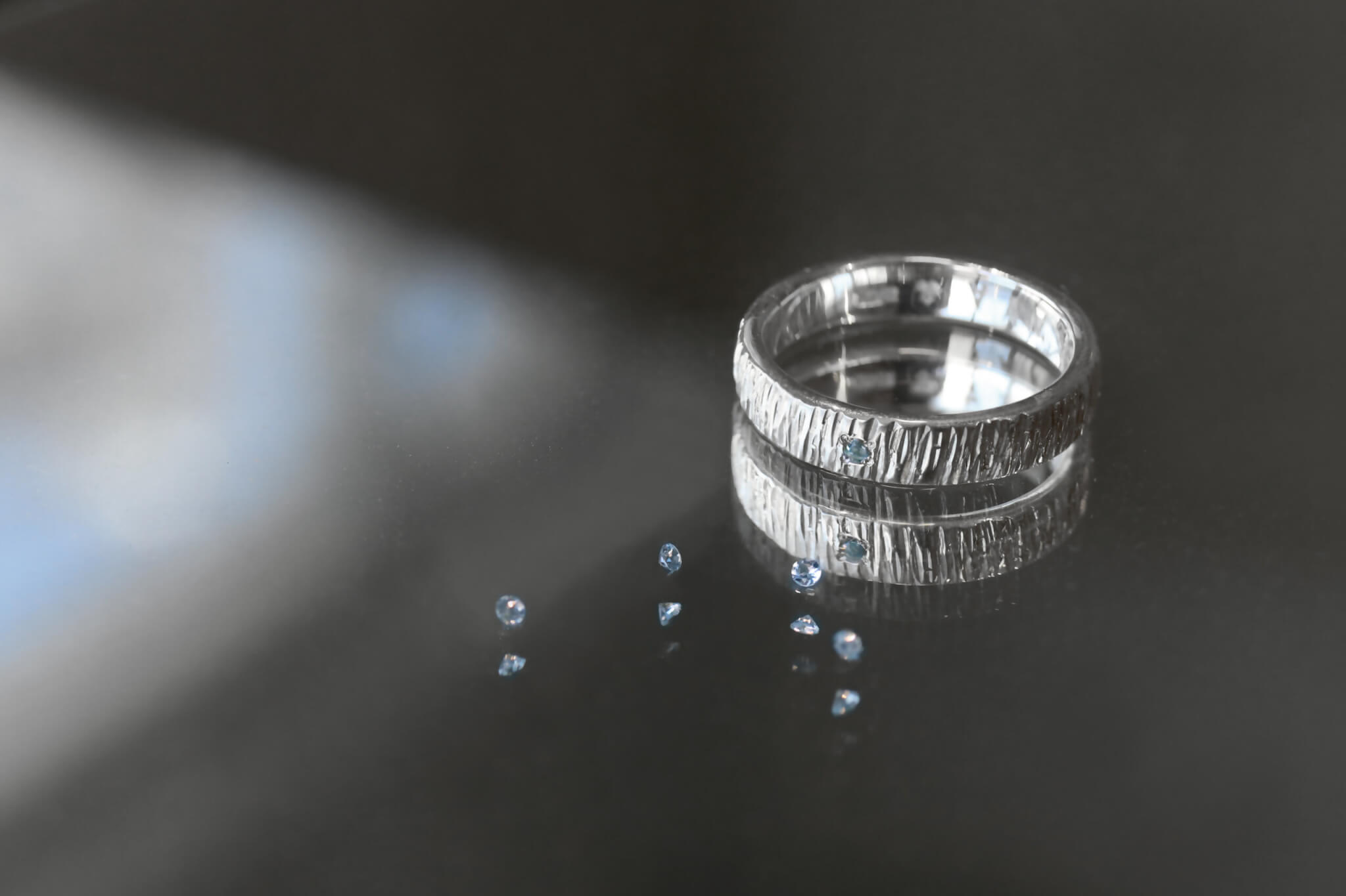 アクアマリン・3月の誕生石 | 手作り結婚指輪とペアリングのMITUBACI 