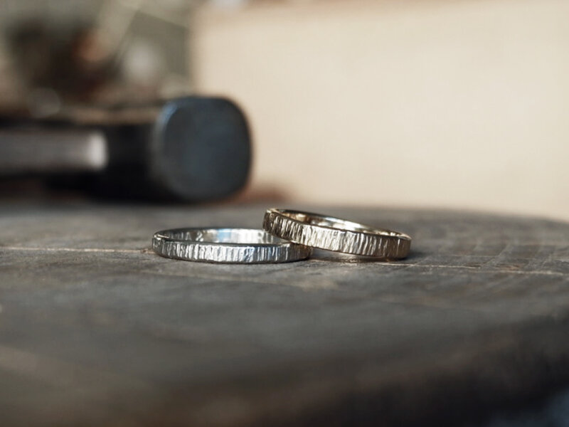 You can actually handmake them! Learn how to make silver rings by hand!