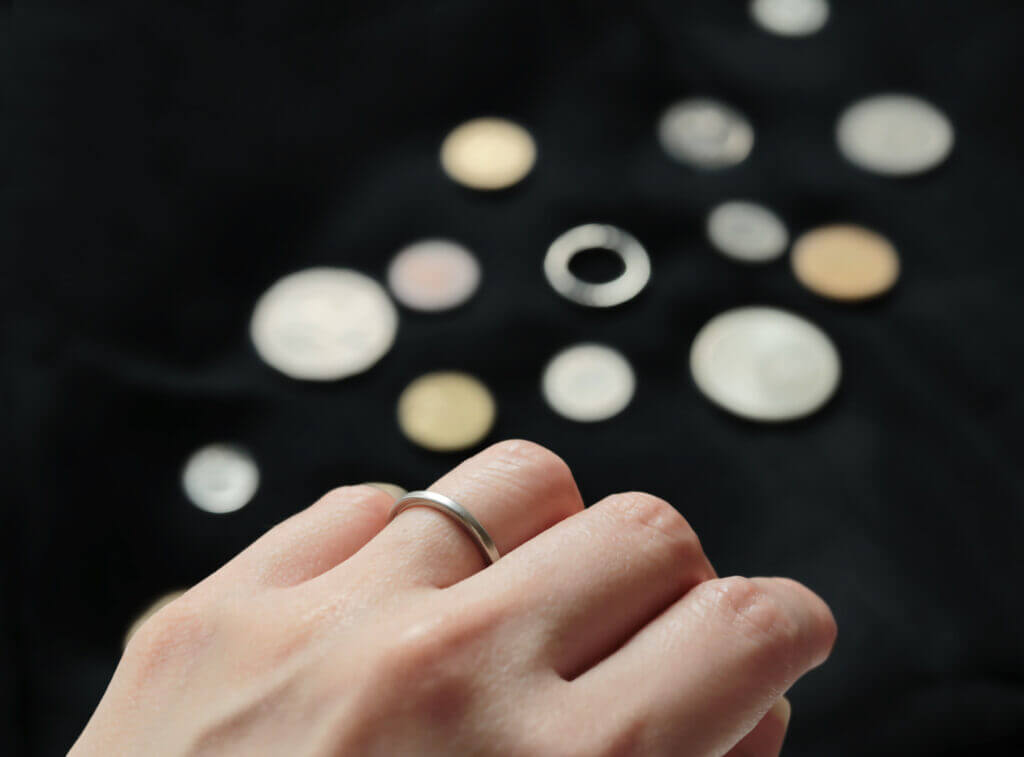 Matching Platinum Wedding Ring Set | Handmade Rings | J&E