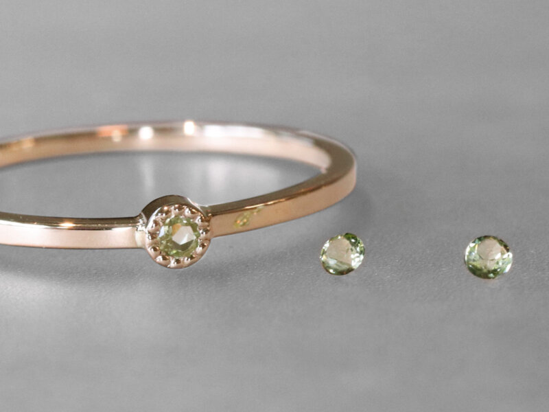 Half-price campaign for August's birthstone, peridot