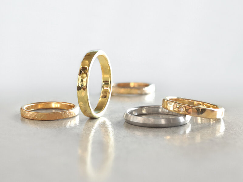 结婚戒指质量的高级戒指。