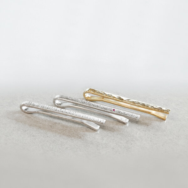 Original handmade necktie pins that make a difference at work