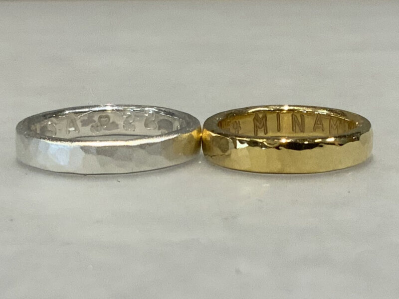 [Customer's Voice] Hammered Silver Pairing Yellow Plated and Sandblasted
